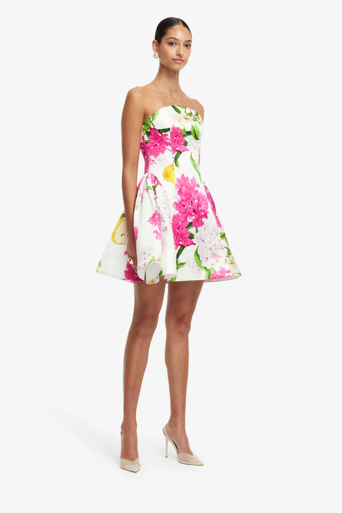 Reese Bustier Mini Dress - Floral Pear Print - Image 4