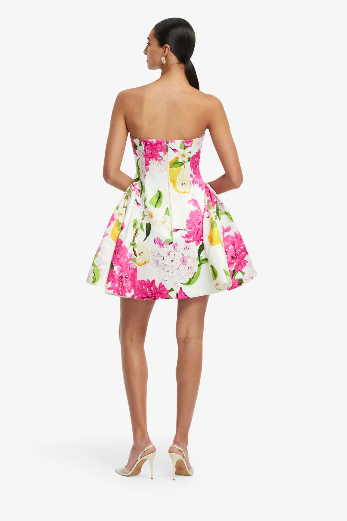 Reese Bustier Mini Dress - Floral Pear Print - Image 5