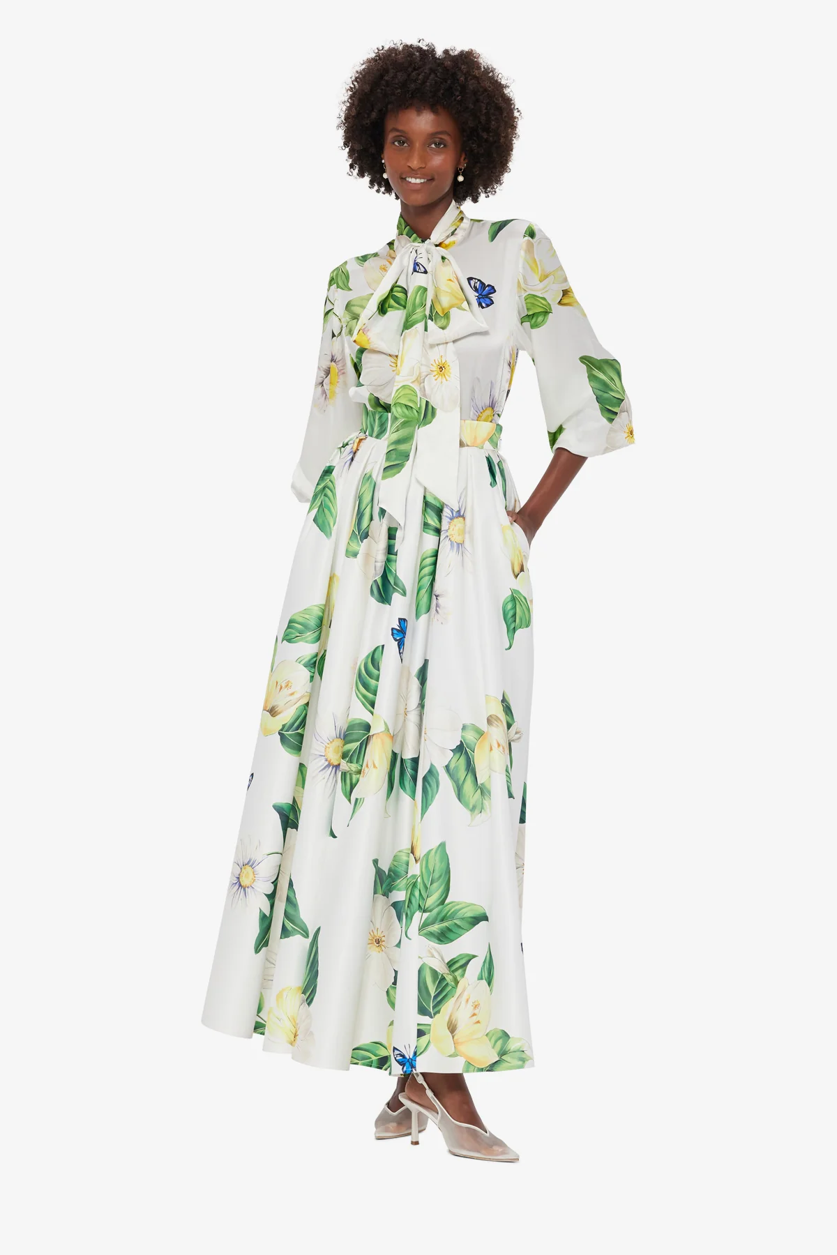 Reinette Skirt - Joie Print in Snow - Image 3
