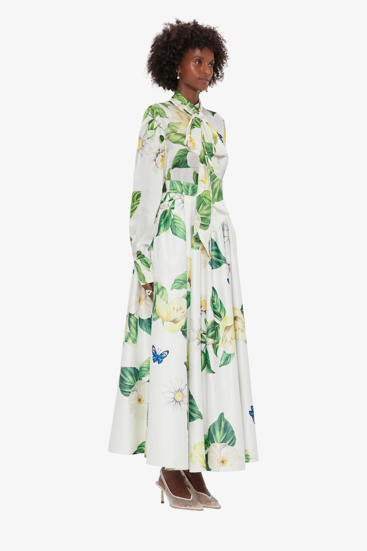 Reinette Skirt - Joie Print in Snow - Image 4