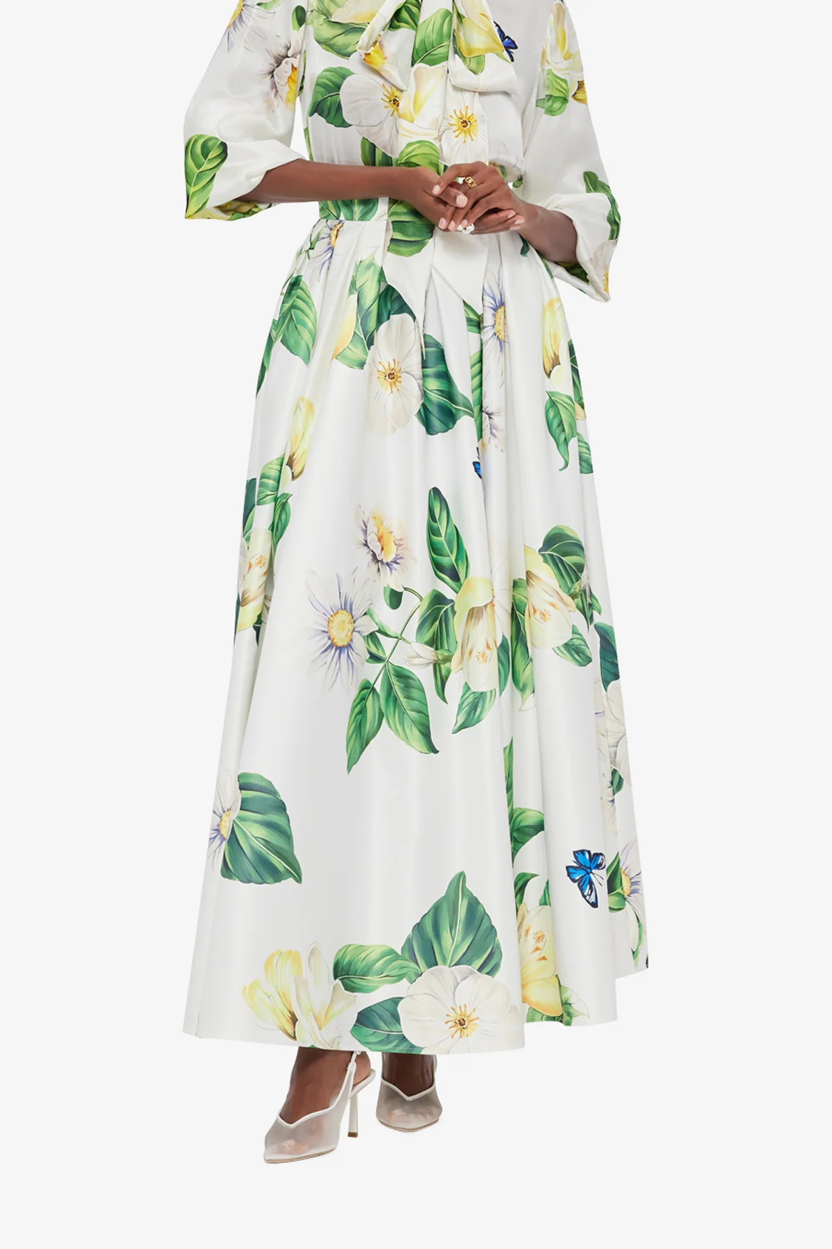 Reinette Skirt - Joie Print in Snow - Image 6