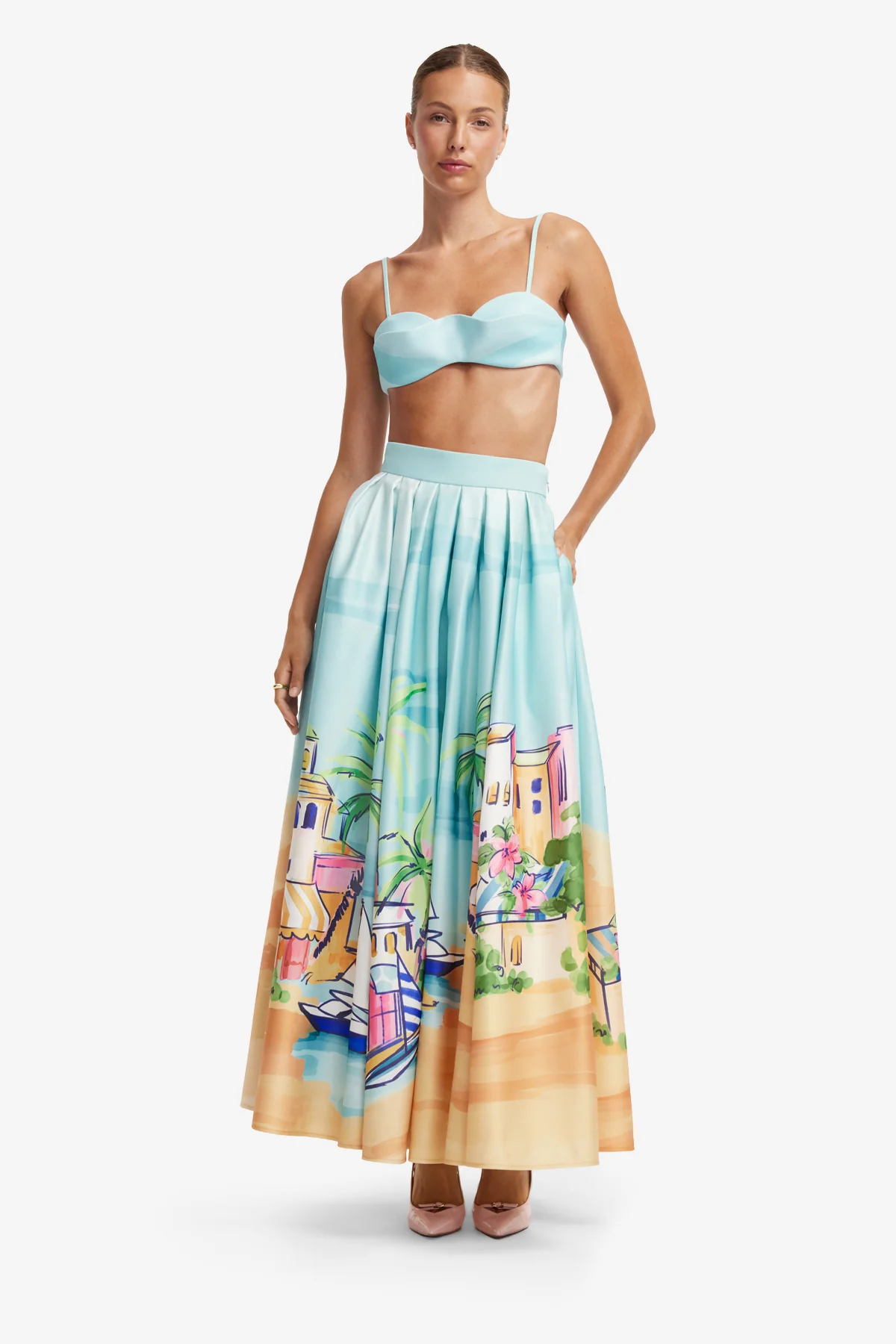 Reinette Skirt - Voyage Print - Image 3