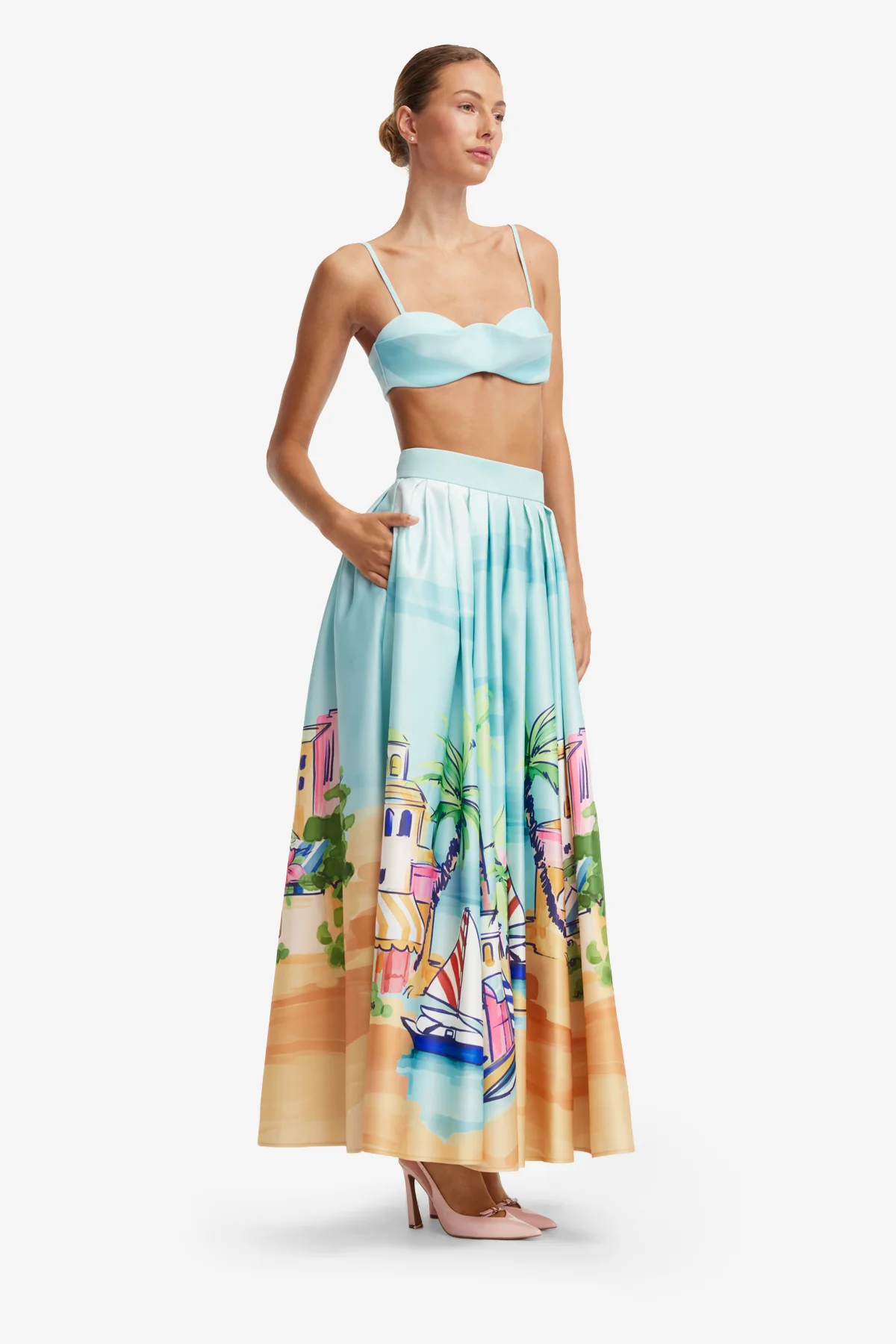 Reinette Skirt - Voyage Print - Image 4