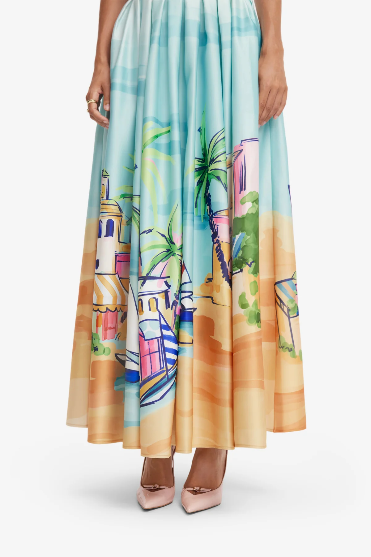Reinette Skirt - Voyage Print - Image 6