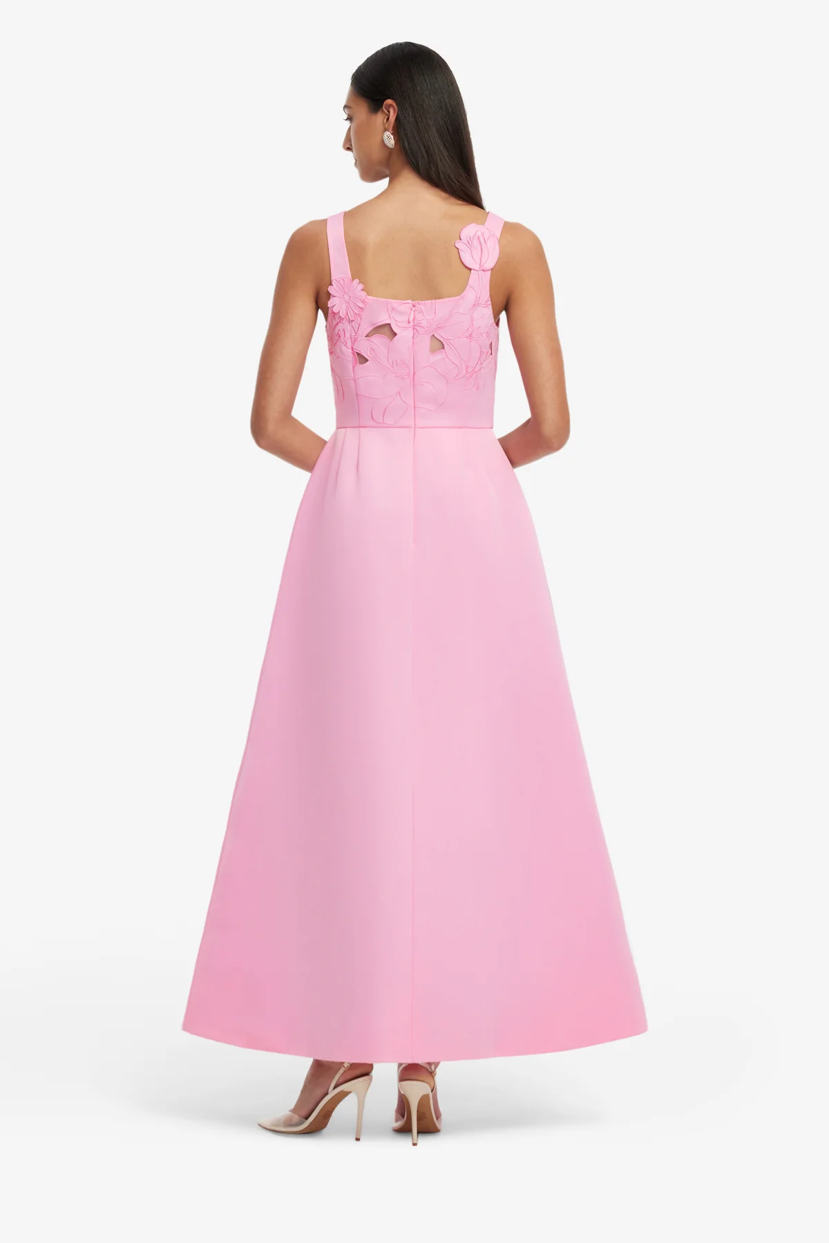 Rianne Appliqué Maxi Dress - Baby Pink - Image 5