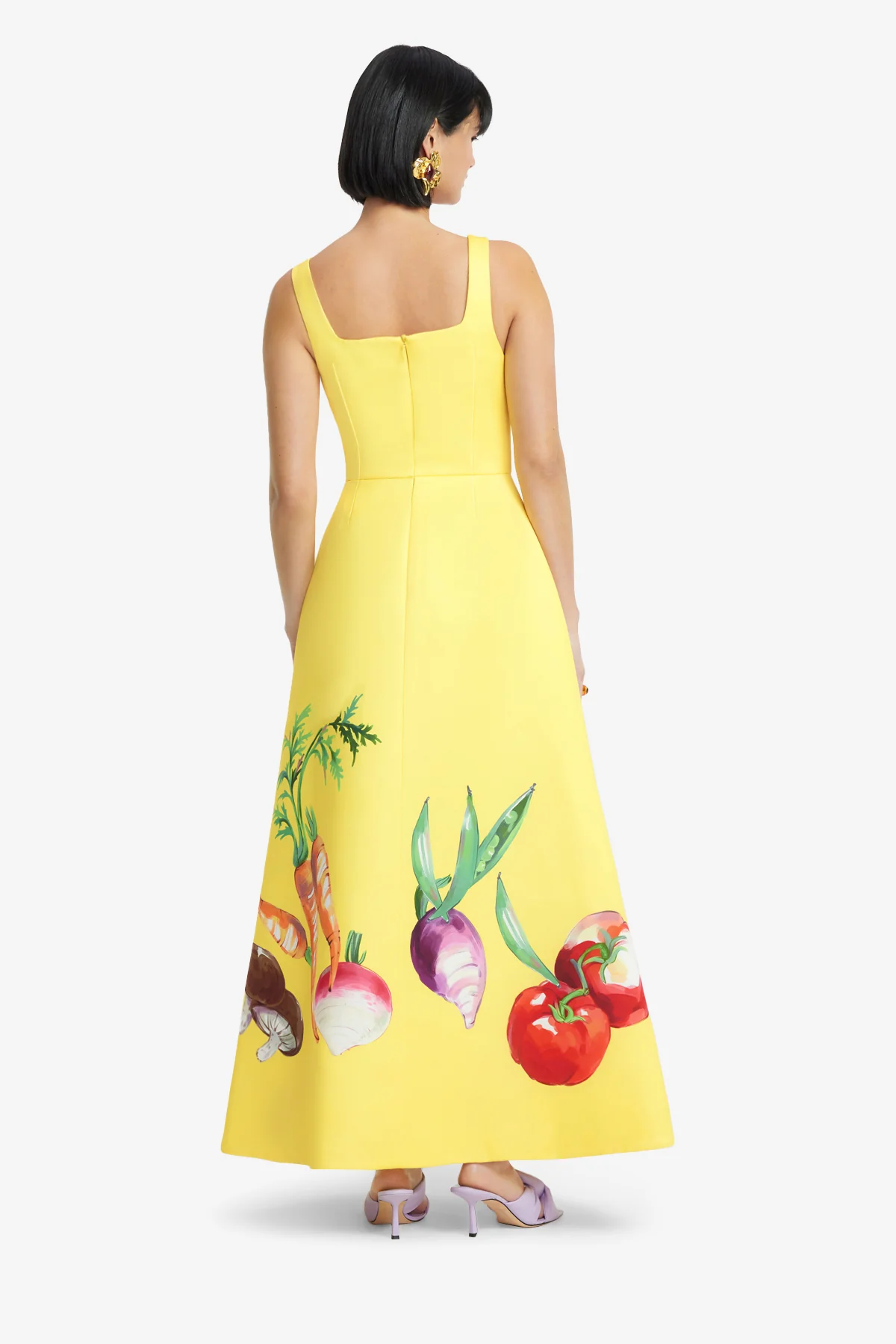 Rianne Appliqué Maxi Dress - Harvest Print - Image 5
