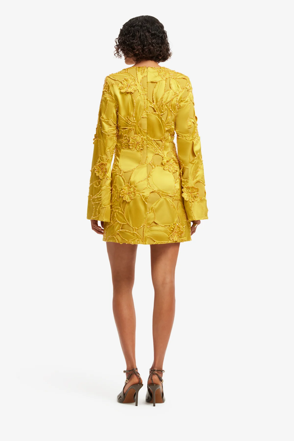 Suzanne Embellished Bell Sleeve Mini Dress - Opulence - Image 5