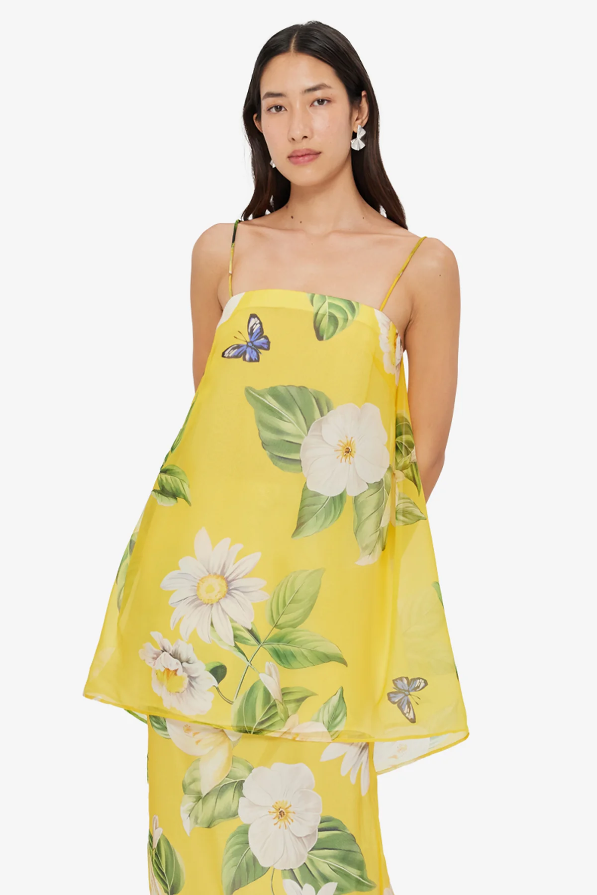 Sylvia Top - Joie Print in Sunshine - Image 6