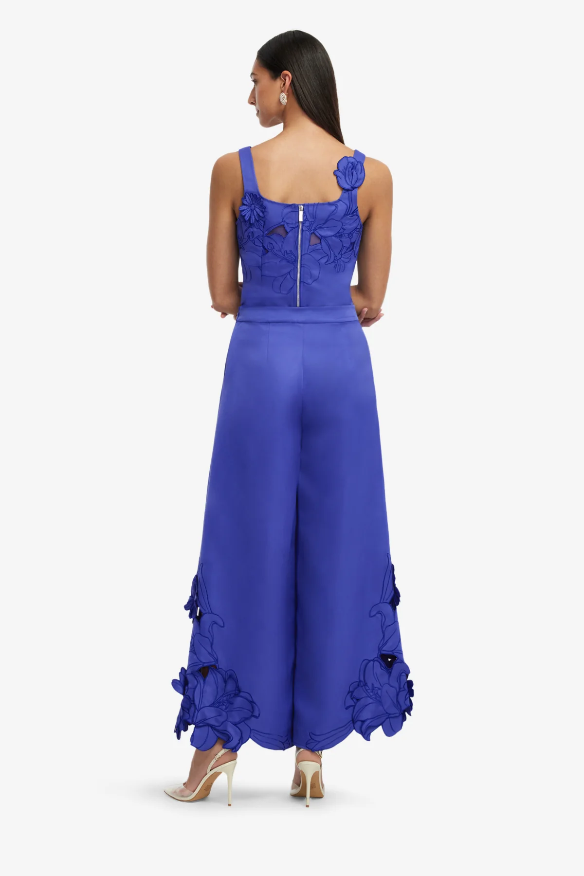 Theodora Appliqué Pants - Lapis - Image 5