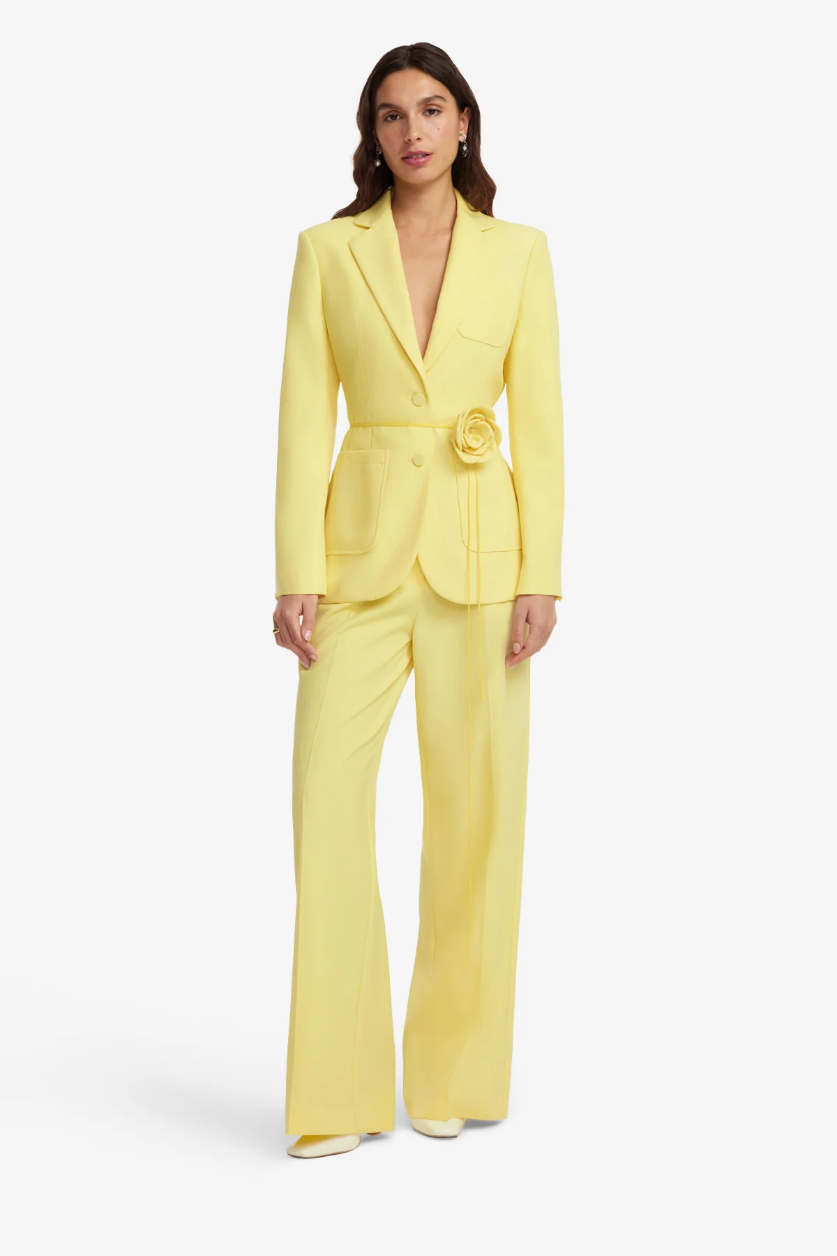 Vesper Fitted Blazer - Limoncello - Image 3