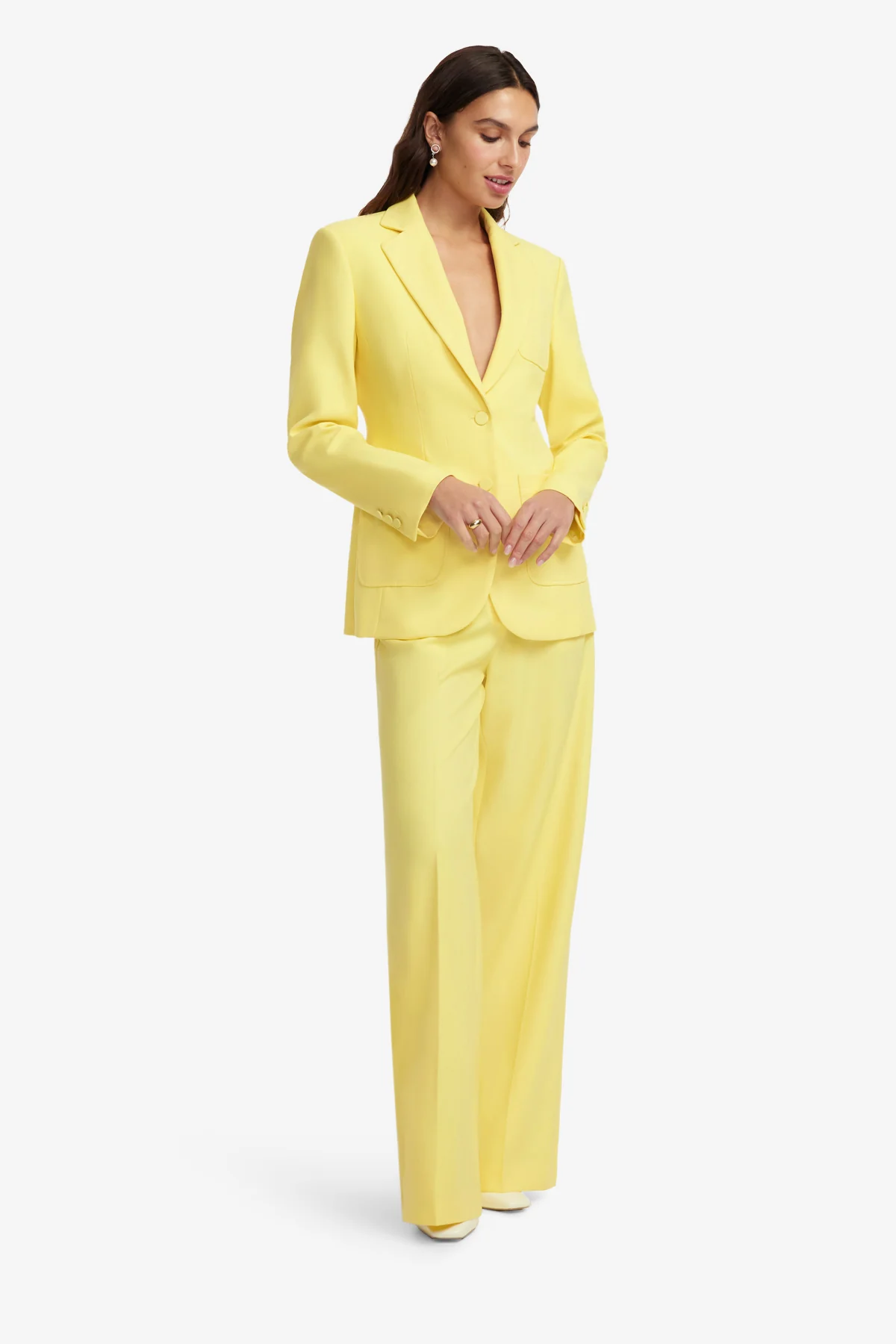 Vesper Fitted Blazer - Limoncello - Image 4