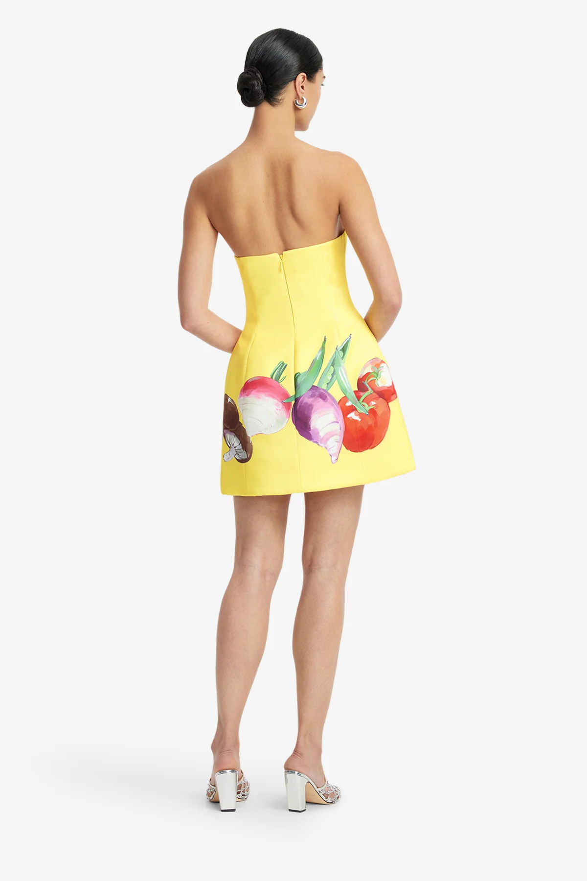 Zaria Bustier Mini Dress - Harvest Print - Image 5